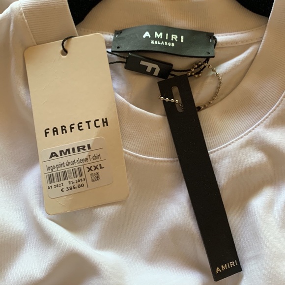 🆕 Amiri Crystal Core Logo Painter T-Shirt🔥 - Picture 7 of 11